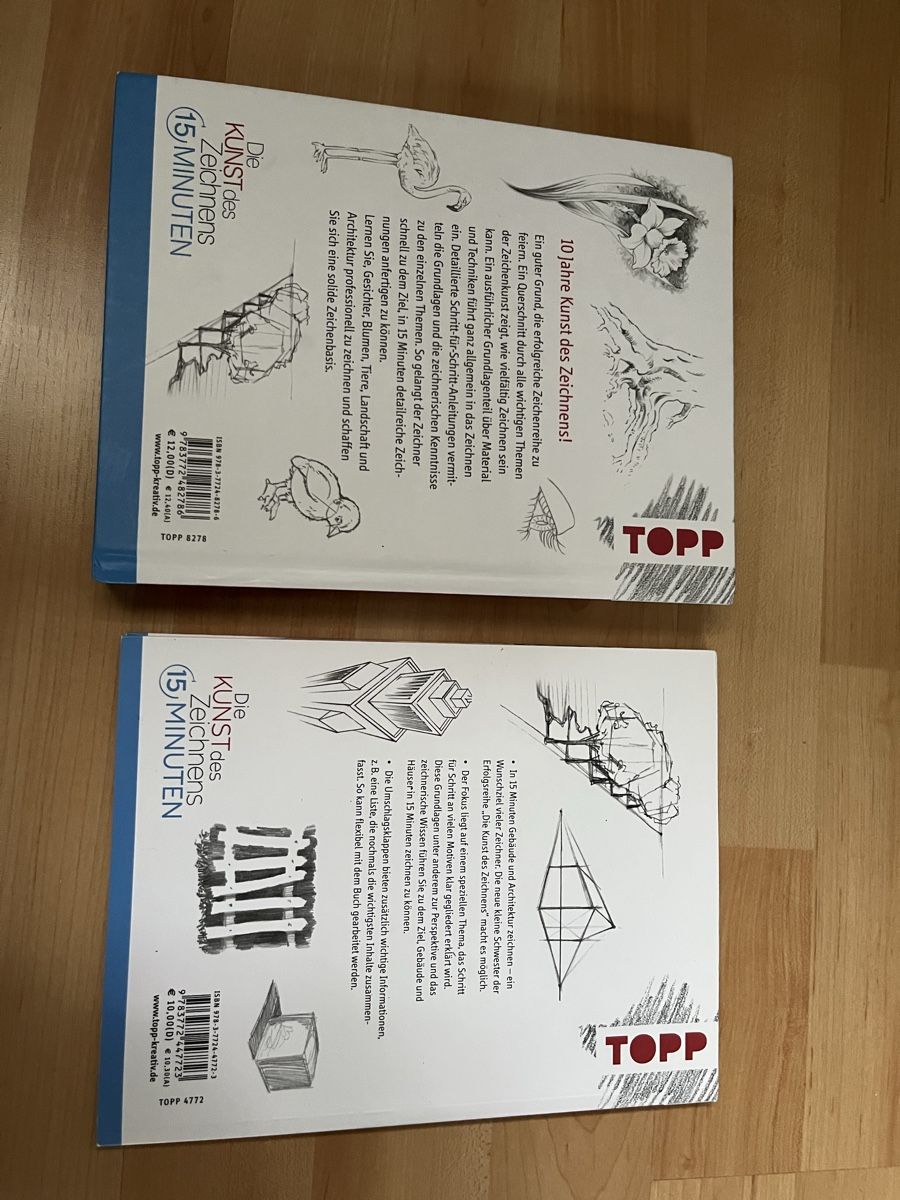 Libri: 2 Bücher Kunst des Zeichnens – Usato da Rümlang venduto da Papamoll4 1