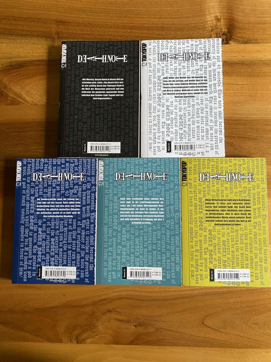BD: Death Note 1-5 – D'occasion à Sachseln par Reini15 8