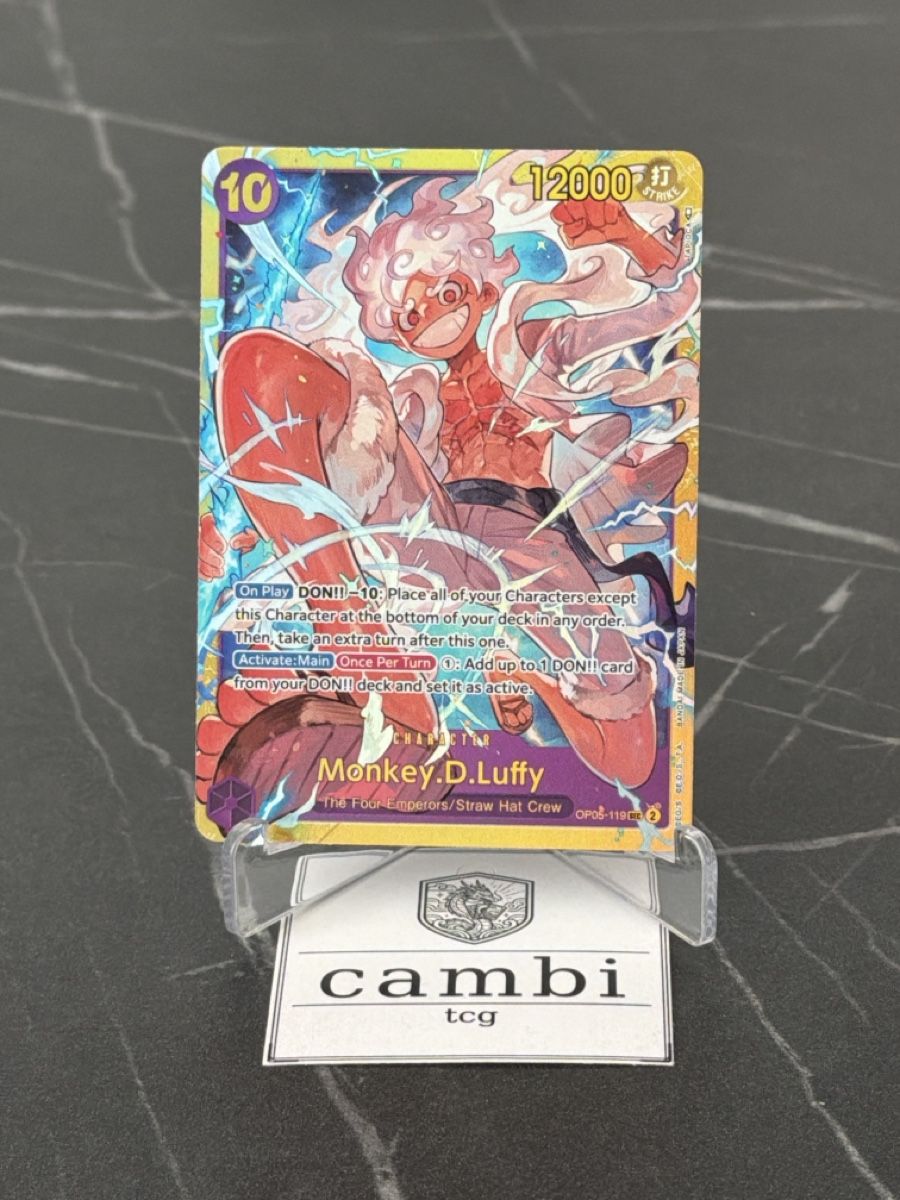 Bandai Carte collezionabili: One Piece OP05-119 SEC Monkey.D.LuffY, Englisch – Nuovo (secondo la descrizione) da St. Gallen venduto da cambitcg
