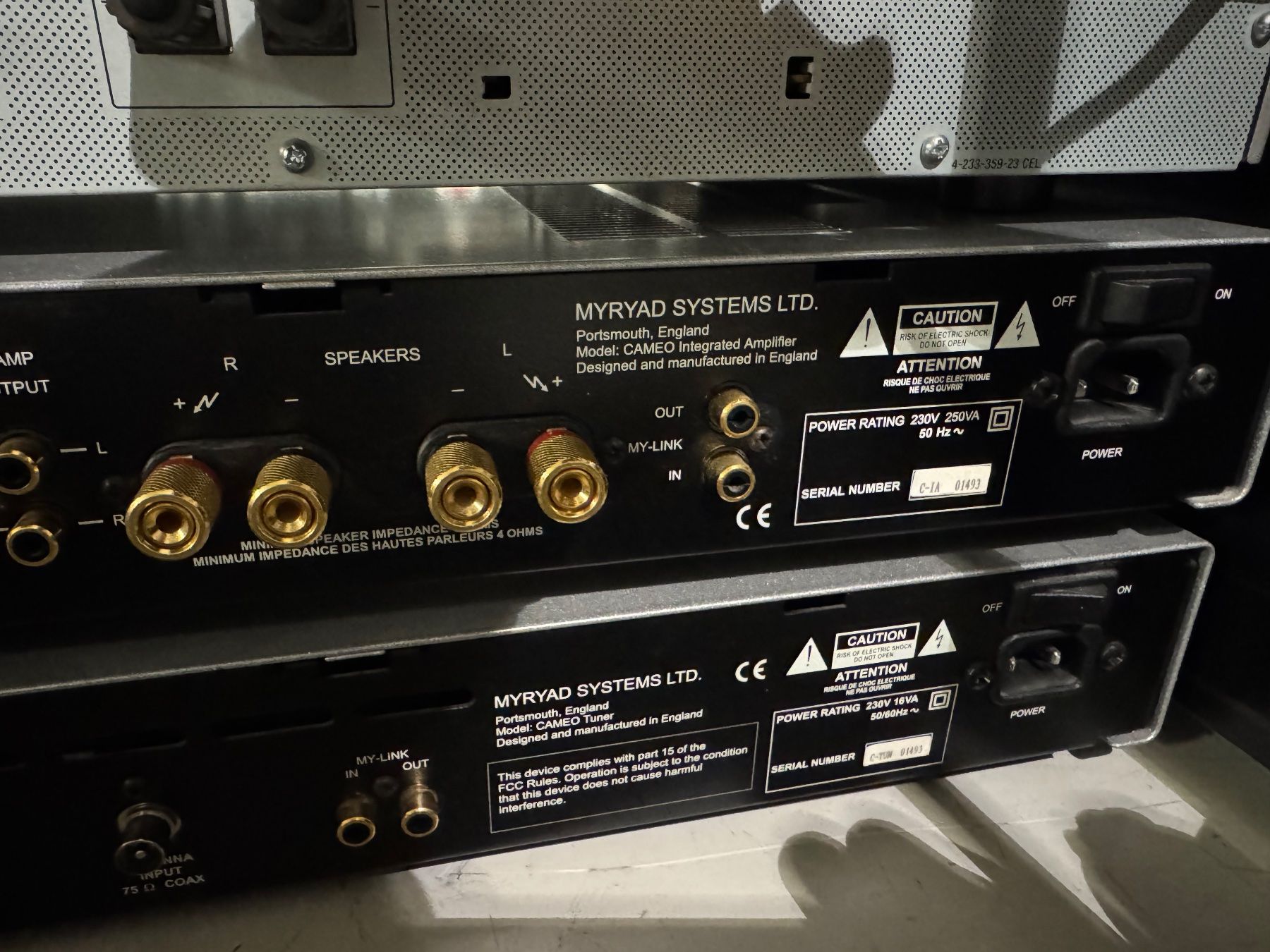 Verstärker: Myryad Amplifier und Thuner   High End Lieferung Gratis – Gebraucht aus Thun von Thuno6 7