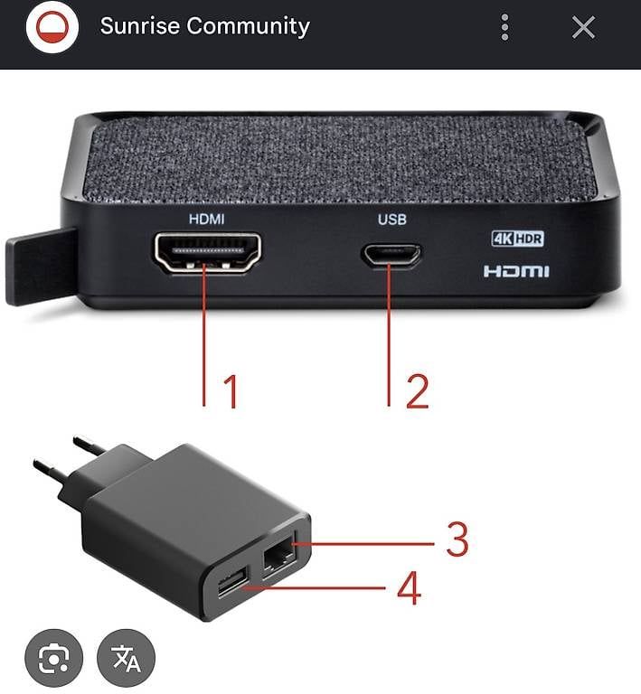 Lettore multimediale & Streamer: sunrise ip tv box – Usato da Lyss venduto da smar9452 1