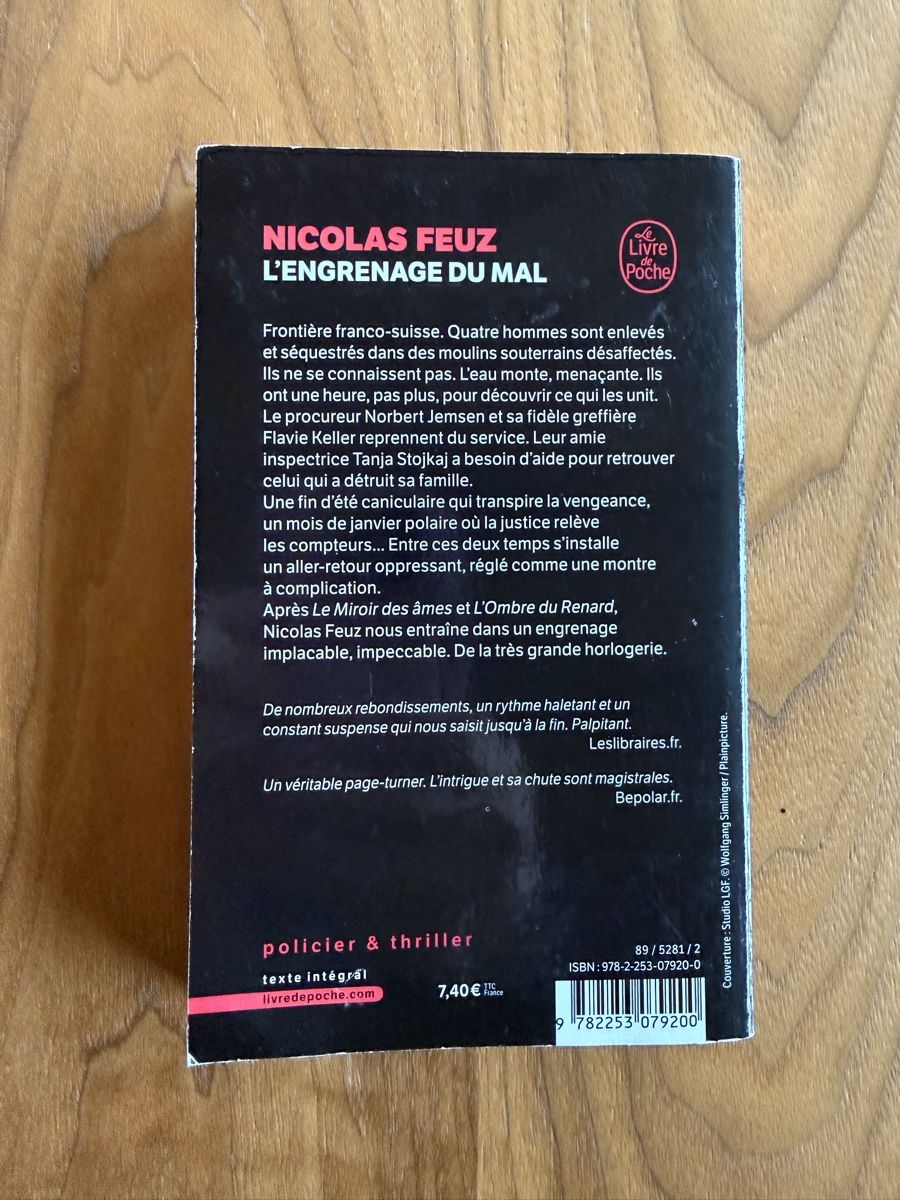 Libri: L’engrenage du mal Feuz – Usato da Fully venduto da siebst 1