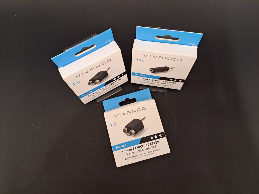 VIVANCO Audio Cinch Adapter 3er-Set (Neu (gemäss Beschreibung)) in ...
