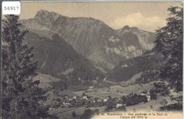 Rossiniere - Vue generale et la Dent de Corjon