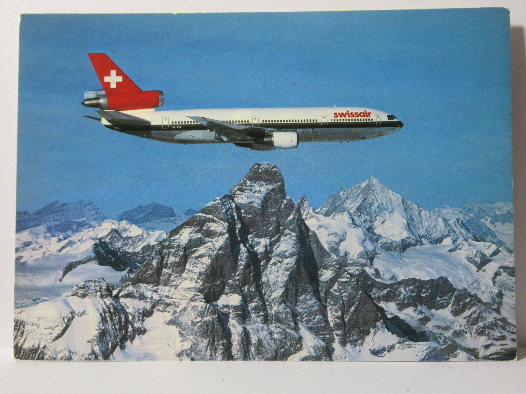 Ansichtskarten: Flugzeug , Swissair DC 10 – Neu (gemäss Beschreibung) aus Grenchen von Bluemchen1900
