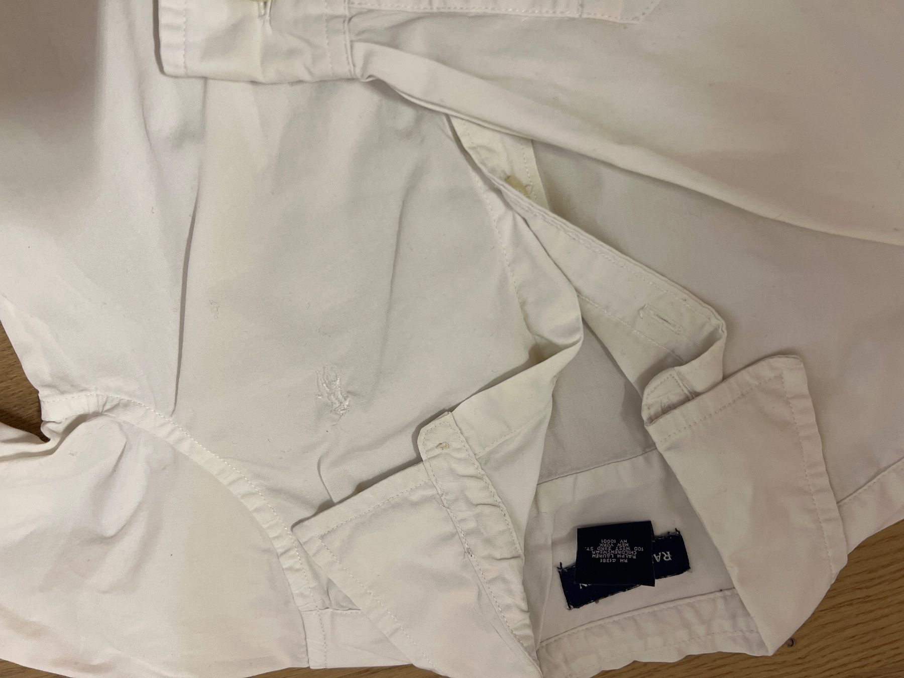 Ralph Lauren Camicie, T-shirt & Polo: Ralph Lauren Hemd, weiss, Grösse 4T – Usato da Oensingen venduto da katepe 2