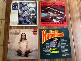 5x LP SCHALLPLATTEN Hammond Musik : Valdor - Pache - Lambert