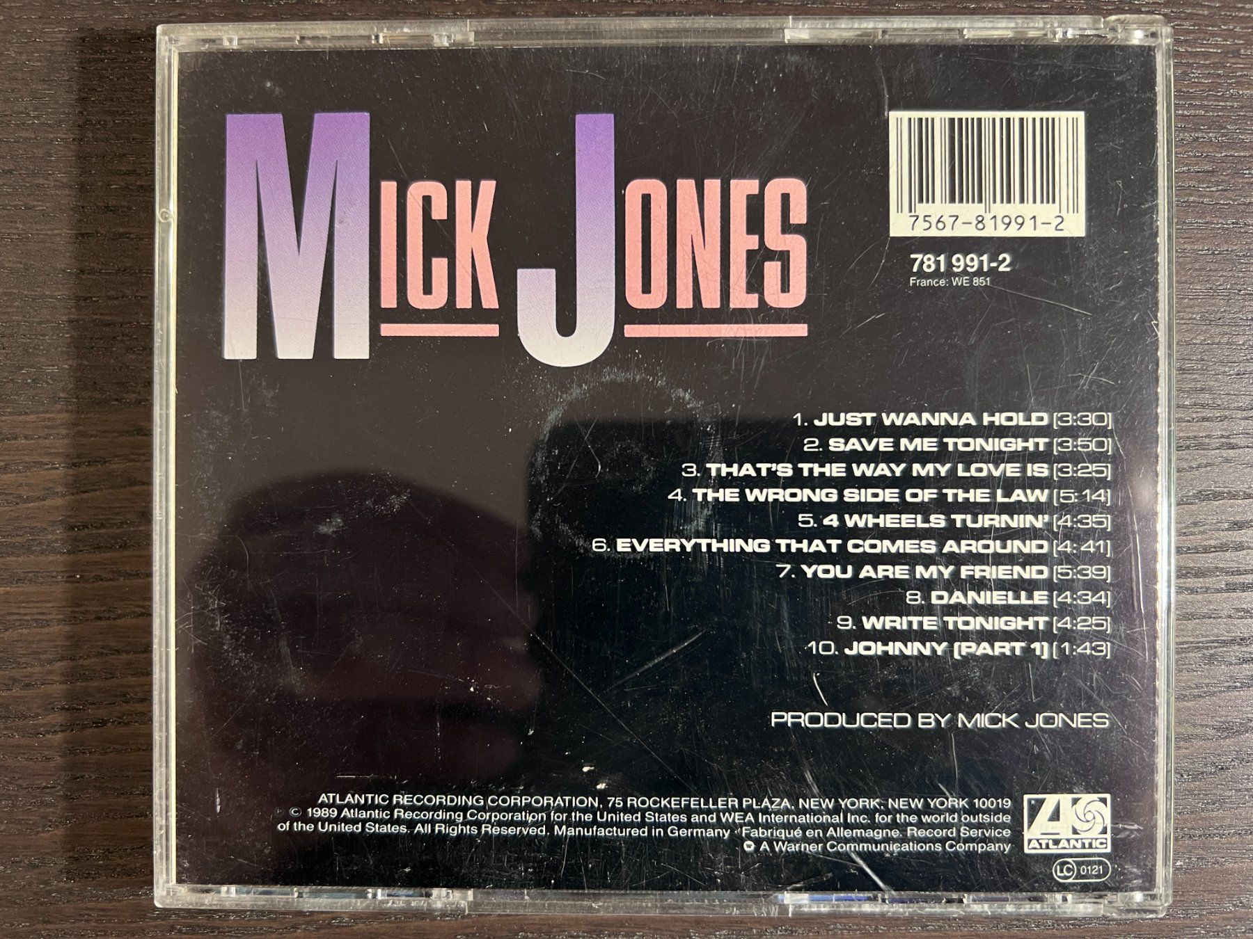 CD: Mick Jones - Atlantic – Usato da Zürich venduto da MusikFreunde 1
