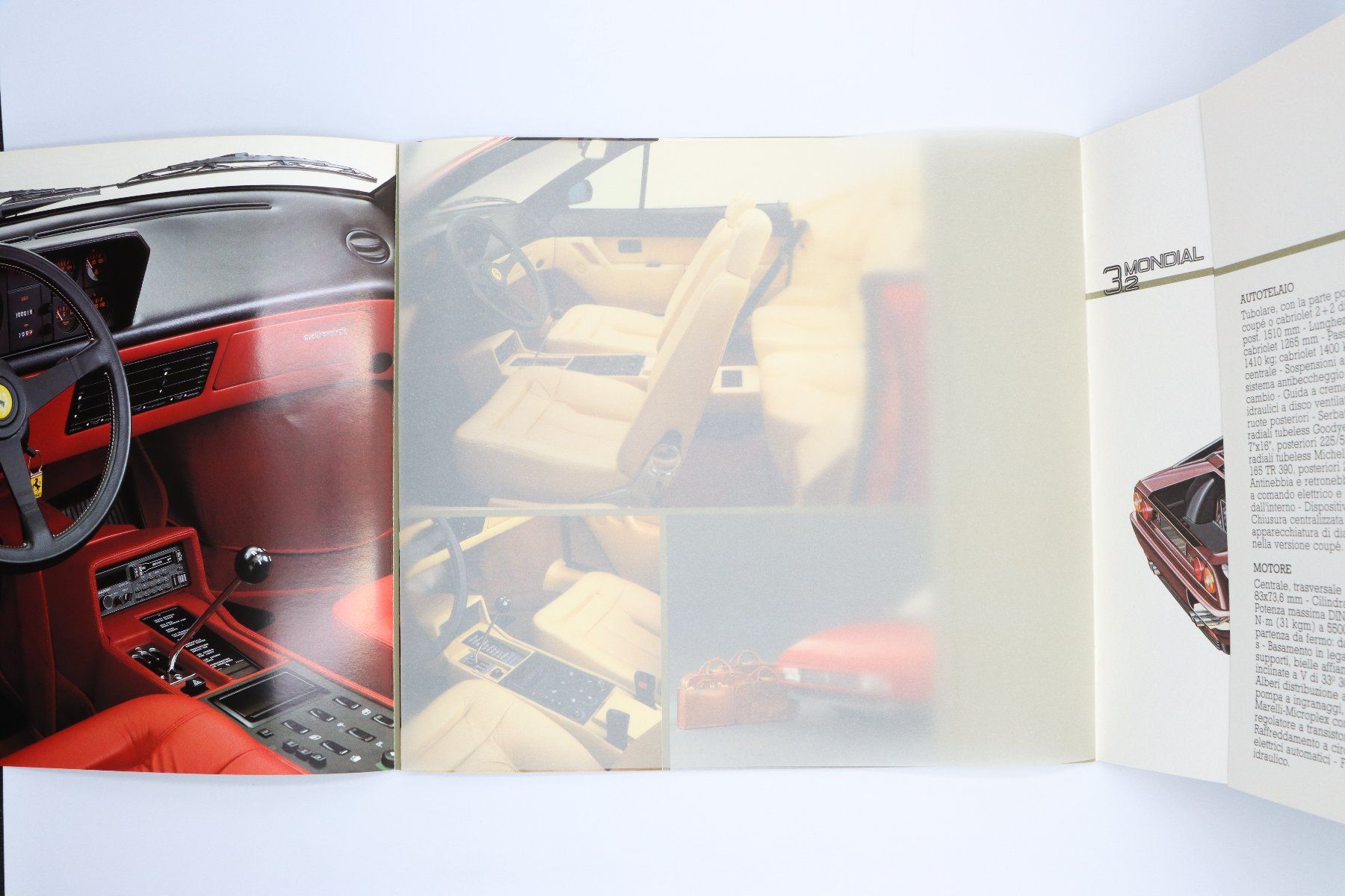 Ferrari Documenti: Ferrari Mondial 3.2 1985 Prospekt – Usato da Bühl b.Aarberg venduto da Collectorpassions 6