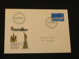 Pro - Aero 1972 25 Jahre Genève - New York Atlantikflug