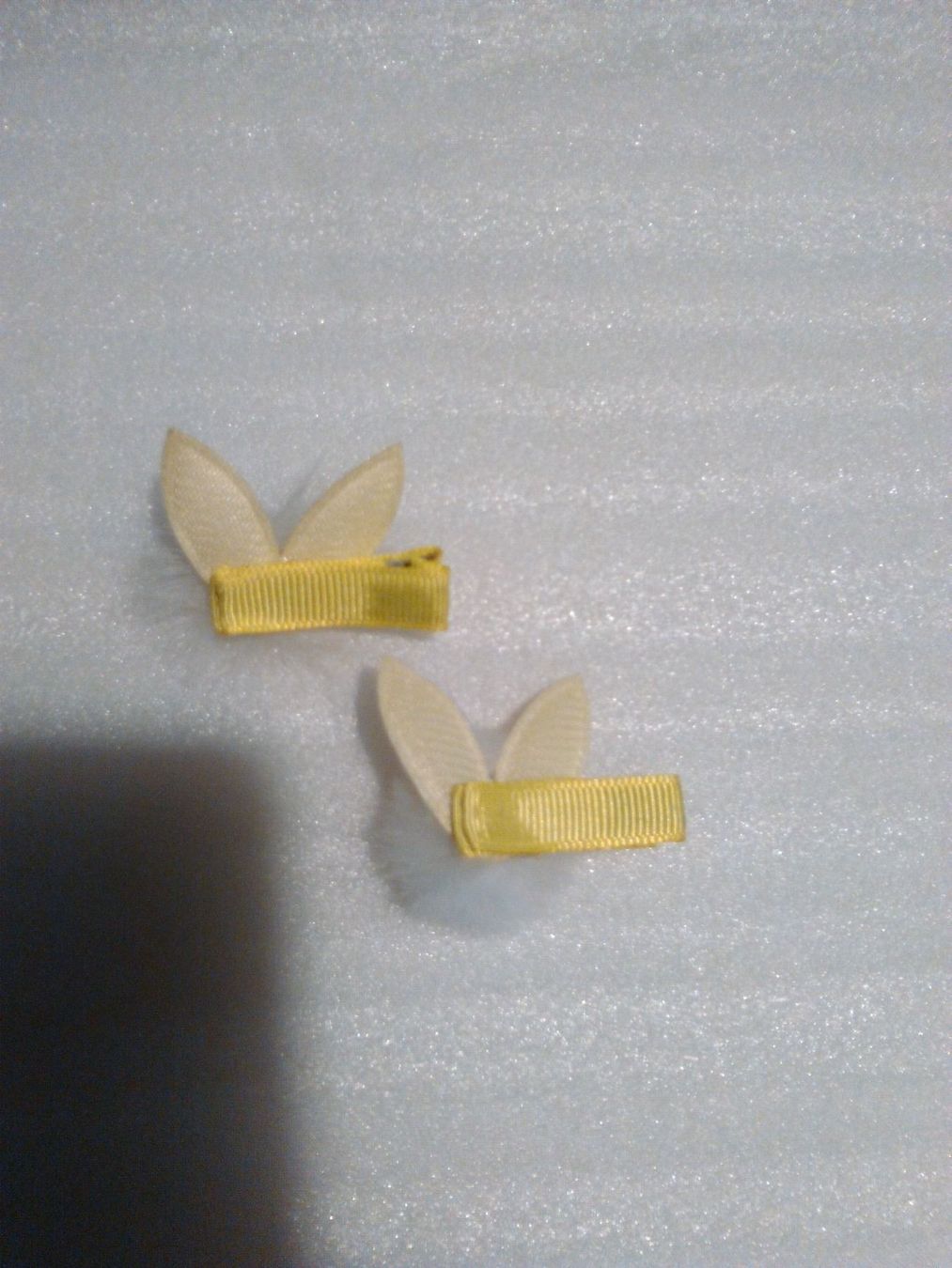 Haarschmuck: HAARKLIPS;KANINCHEN UHREN;GELB – Neu (gemäss Beschreibung) aus Basel von bijoutrie_4 1