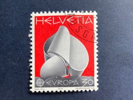 1974 Europamarke - Max Bill 30 C. ET (ZNr 556)