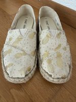 TOMS Espadrilles Grösse 37.5 mit Ananasmuster guter Zustand