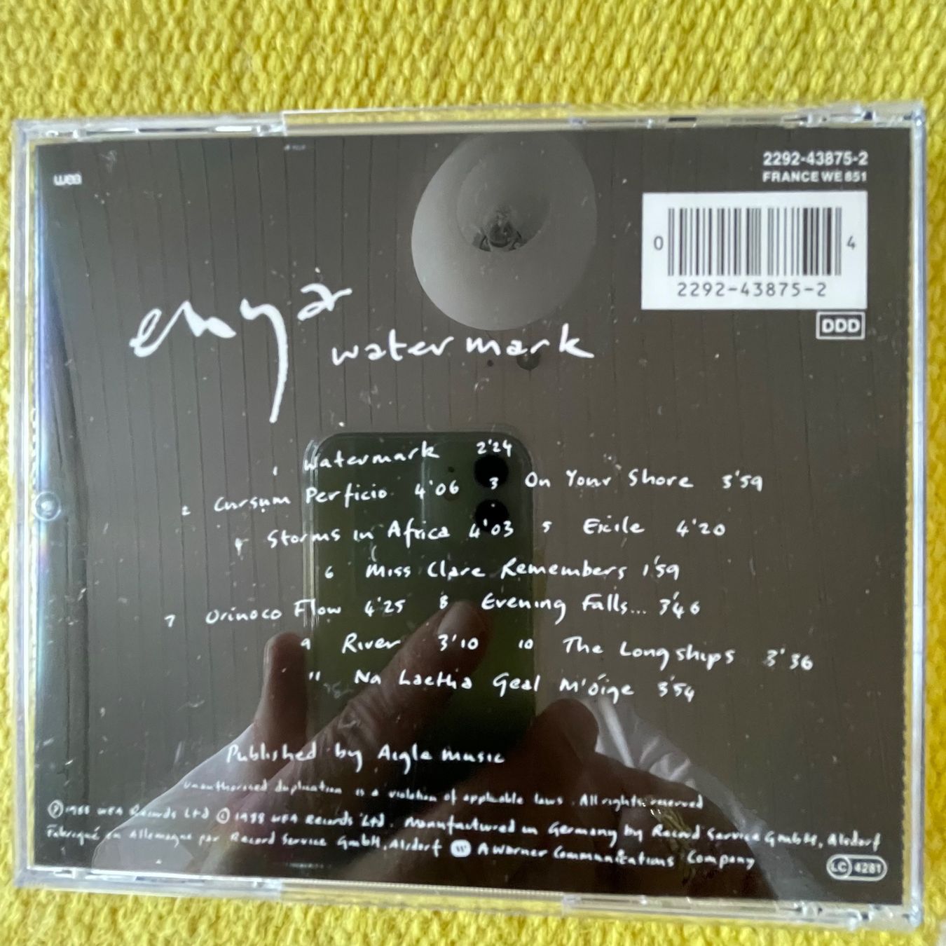 CD: ENYA-WATERMARK – Usato da Rorschacherberg venduto da CD-Roli 1