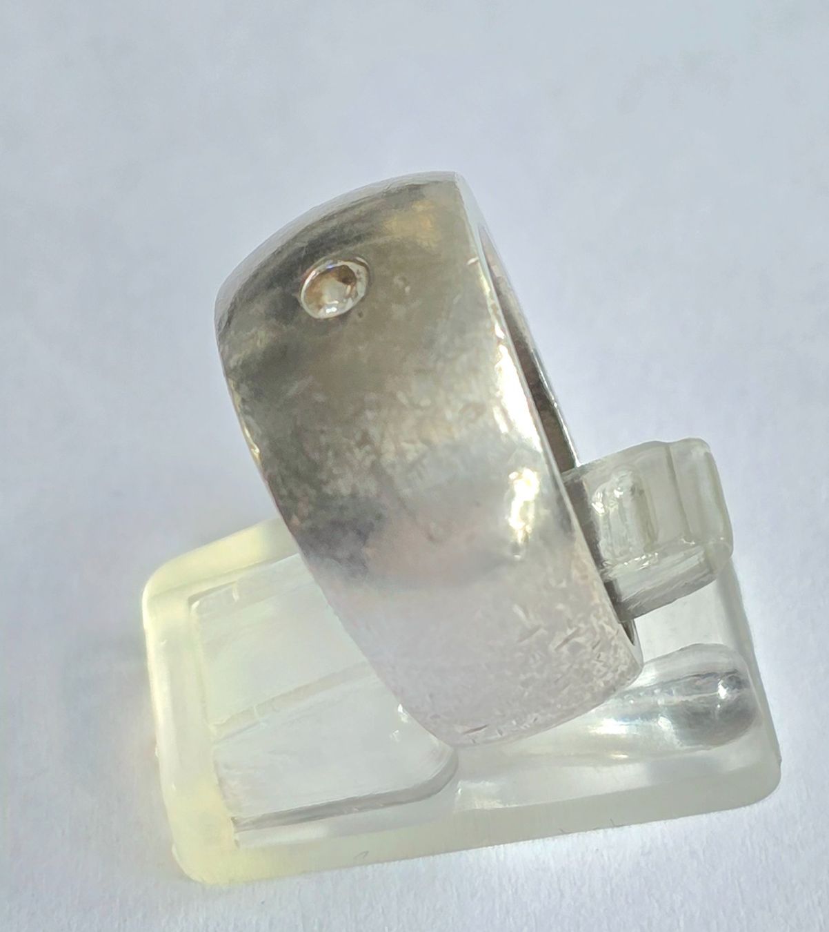 Bagues: Silber Ring mit kleinem Diamant – D'occasion à Zürich par Benedikt21 5
