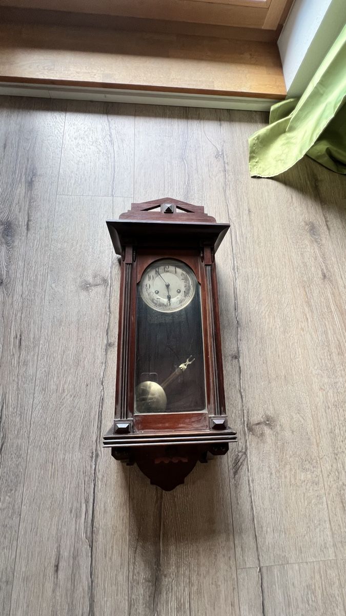Orologi da terra & Orologi da parete: Regulator, Wanduhr, Holz, alt – Difettoso da Epsach venduto da Ligulem321