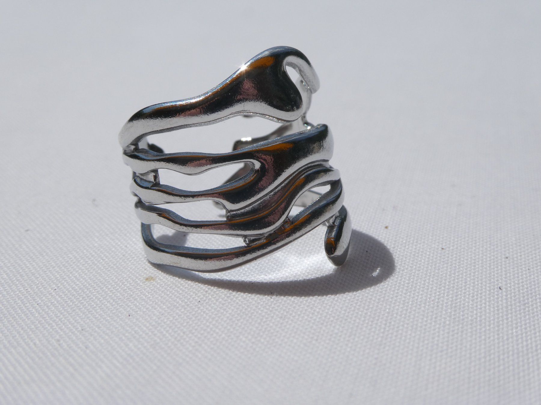 Ringe: Gestapelter Ring, offenes Design, Gr. 52/53 - NEU – Neu (gemäss Beschreibung) aus Gattikon von kaandooh