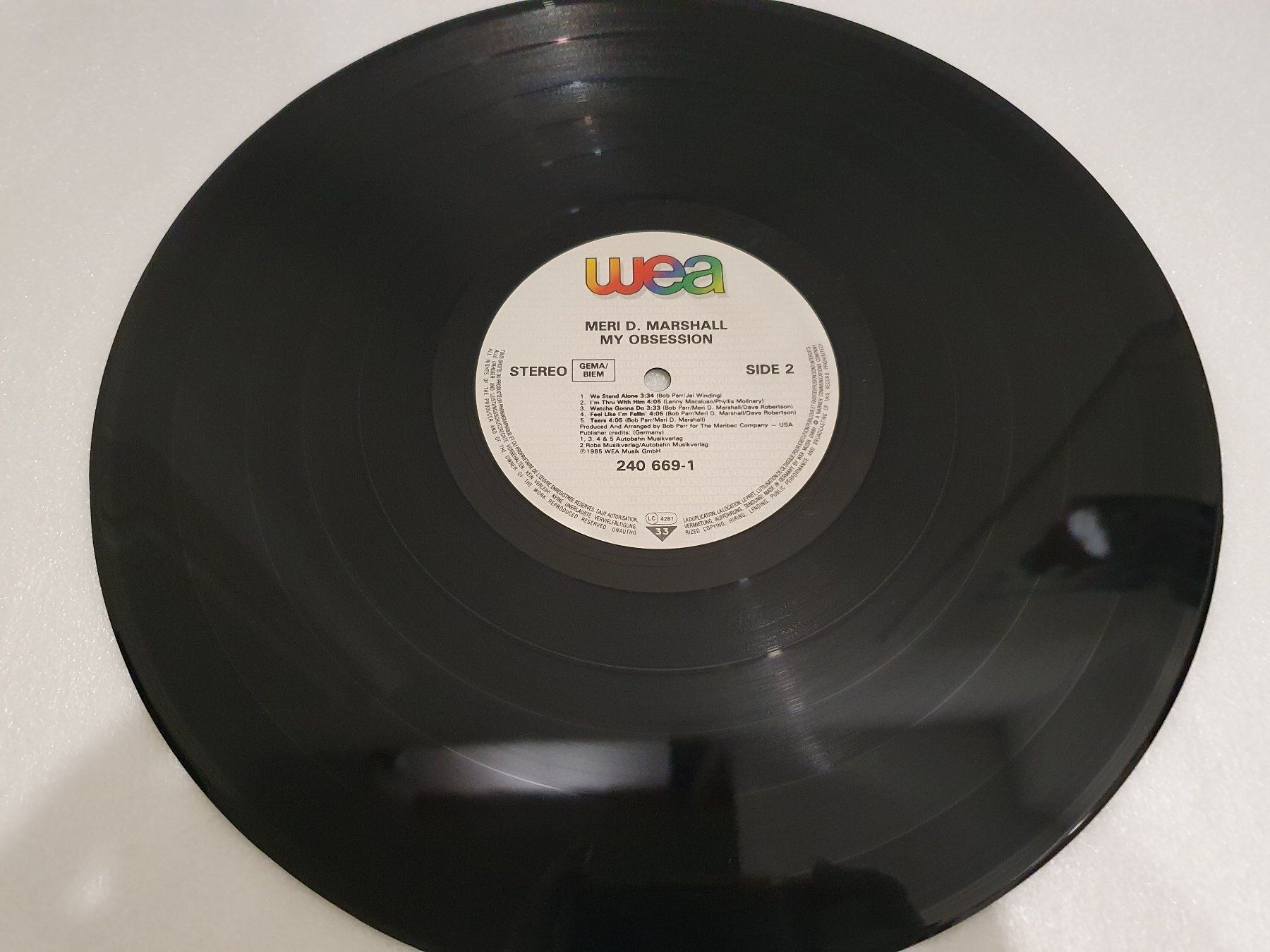 Dischi in vinile: Meri D. Marshall – My Obsession – Usato da Uster venduto da Vinyl-Leidenschaft 5