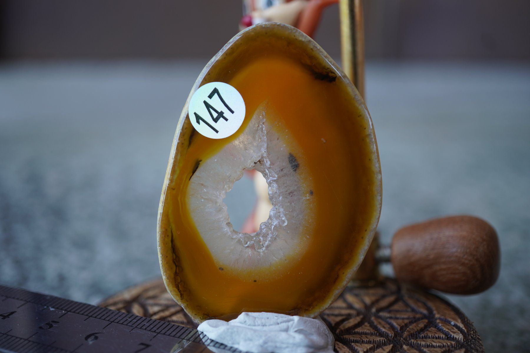 Minerali & Pietre curative: Achat Scheibe Eiform Druse   ab  1.-     Räumung – Nuovo e nell'imballaggio originale da Eschenbach SG venduto da topstone 2