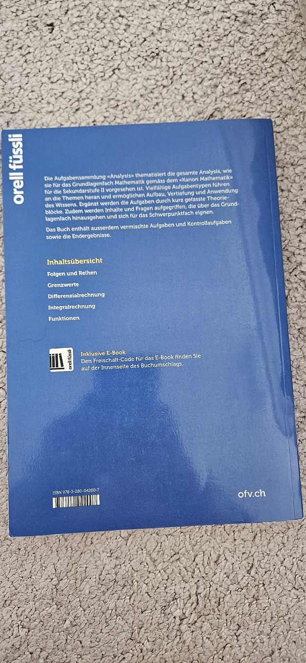 Libri: Analysis – Usato da St. Moritz venduto da Mirko66 1