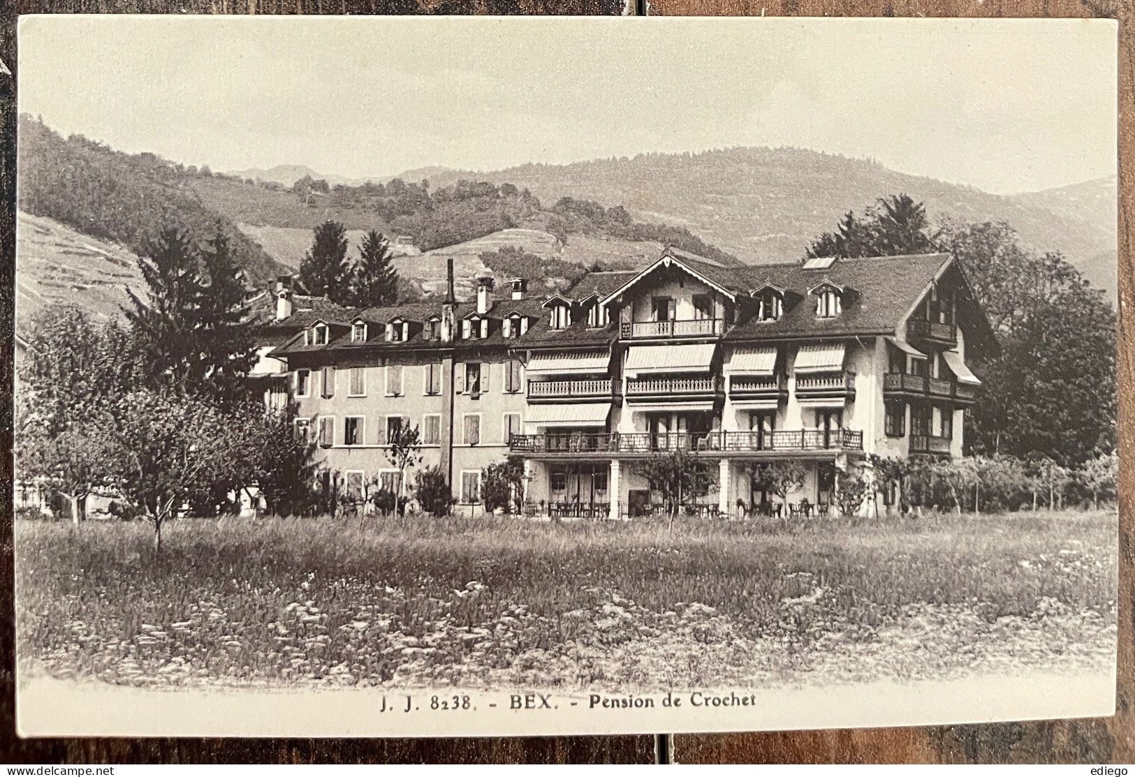 Cartes postales: BEX - Pension de Crochet - carte ancienne – D'occasion à Lutry par Ediego