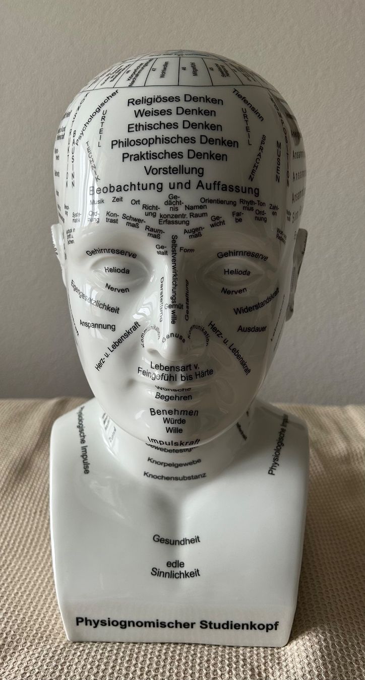 Sculture & Statue: Exklusiver Studienkopf der Psycho-Physiognomik nach C.Hutter – Nuovo e nell'imballaggio originale da Urtenen-Schönbühl venduto da framu07