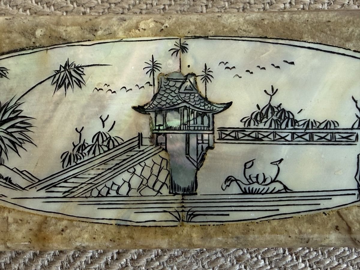 Dosen: Alte chinesische Steindose mit Perlmutt Intarsien – Gebraucht aus Konolfingen von petzipetz 2