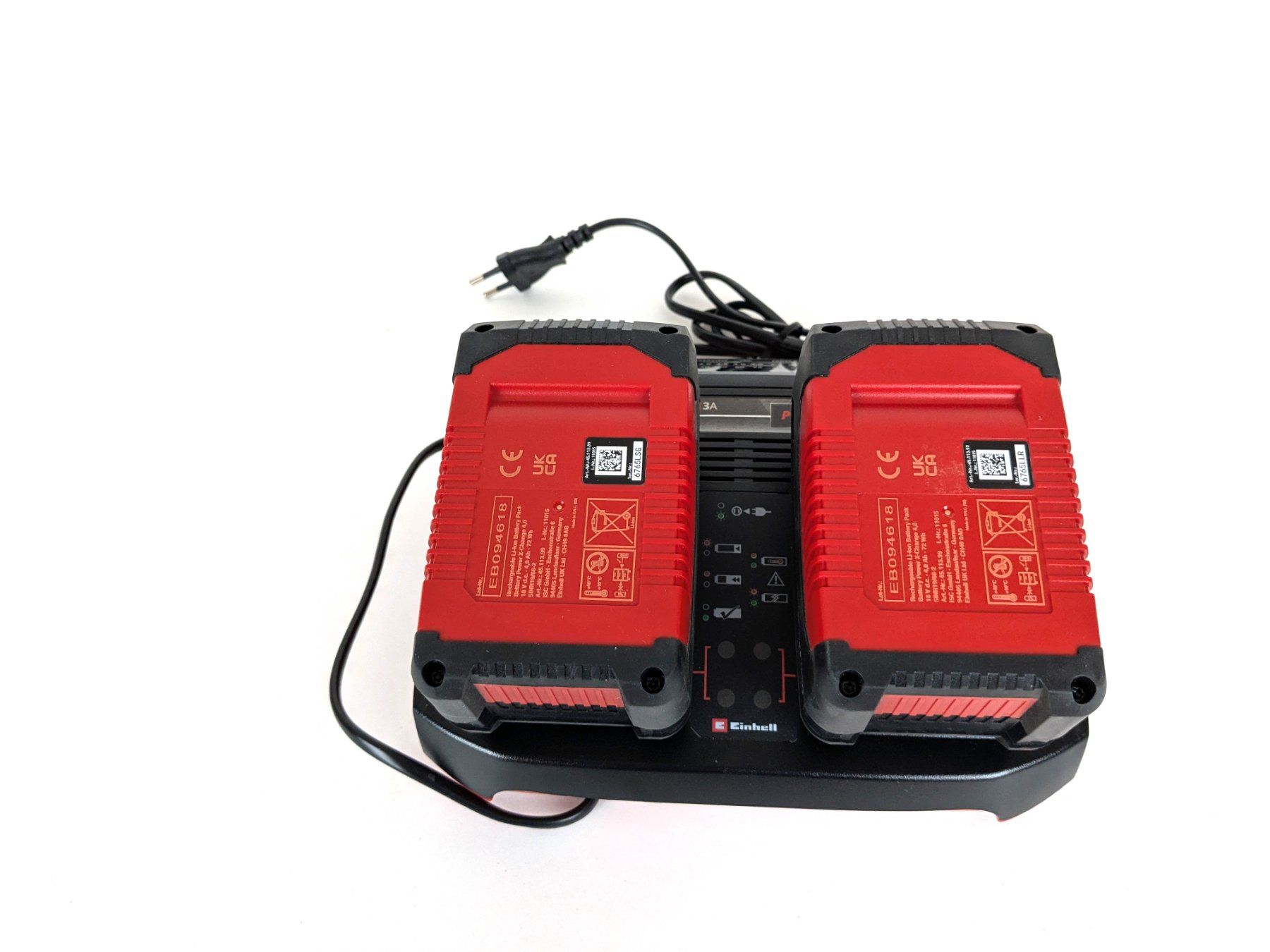 Einhell Batterie: EINHELL Power X-Twincharger 3A Inkl. 2 Akkus – Usato da Thun venduto da Restwert_Thun