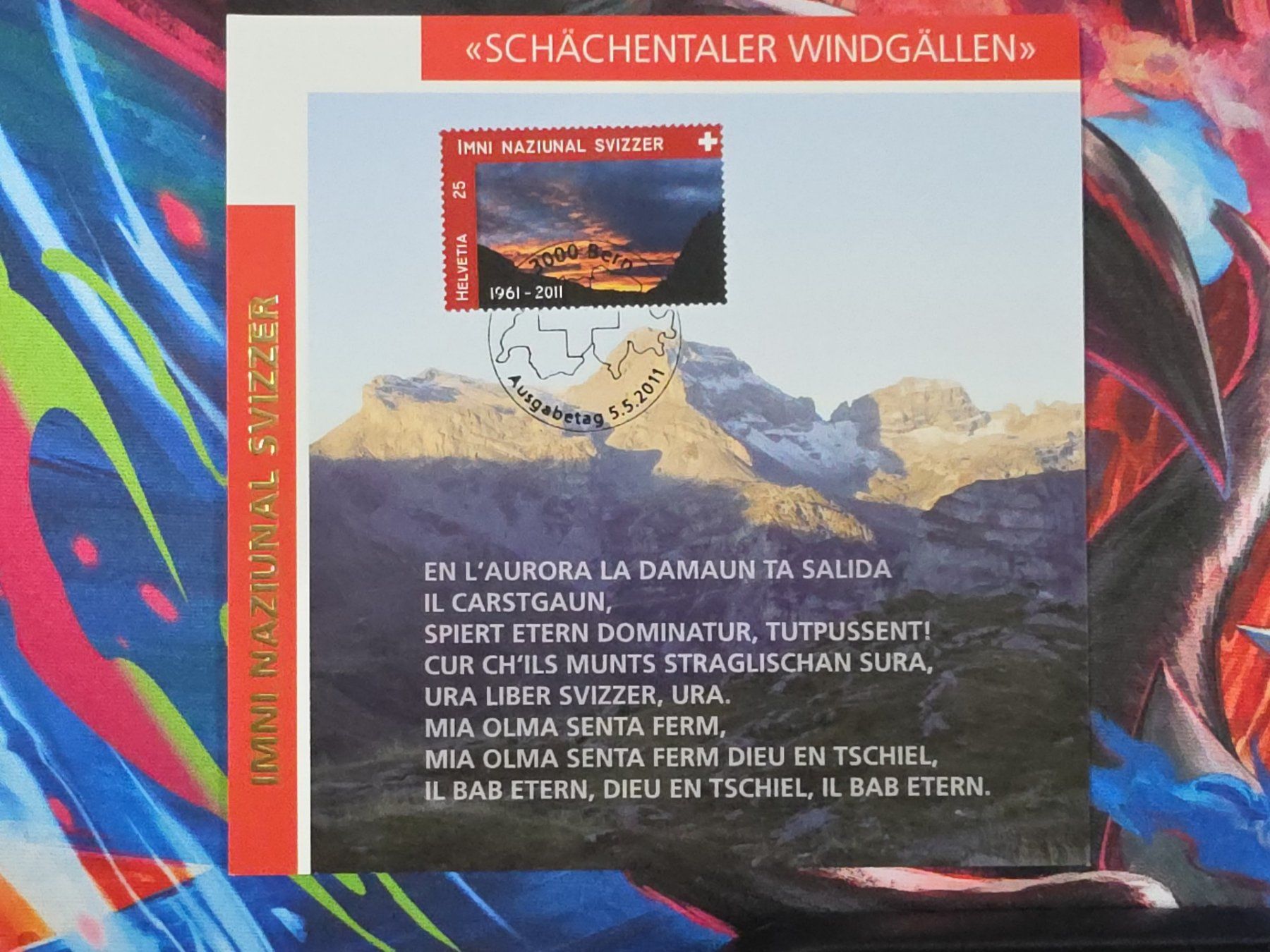 Alle Briefmarken: CL26 4x Document + Timbre Suisse 2011 – Gebraucht aus Cousset von Patrick_Collections 2
