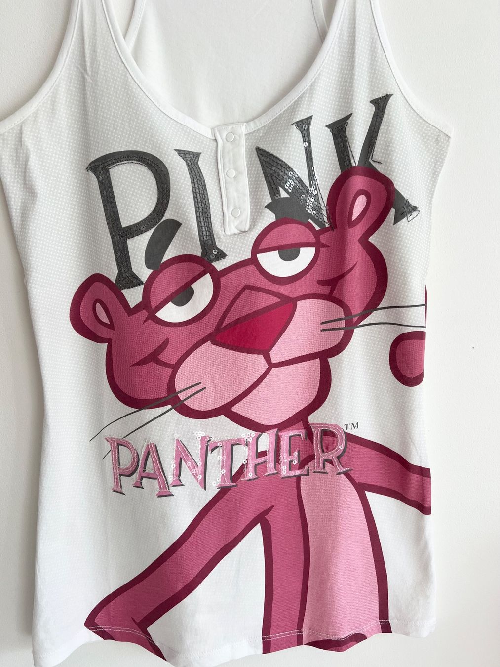 Bershka T-shirts: Pink Panter Tshirt – Neuf (Voir description) à Tagelswangen par fireiceprincess