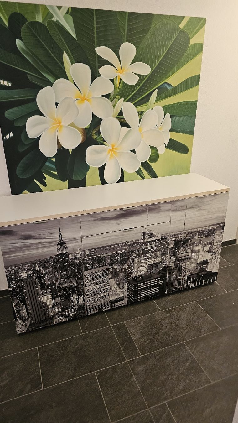 Cassettiere: Moderne Kommode mit New York Motiv - Ein echter Hingucker! – Usato da Weiningen ZH venduto da Mirofox 3
