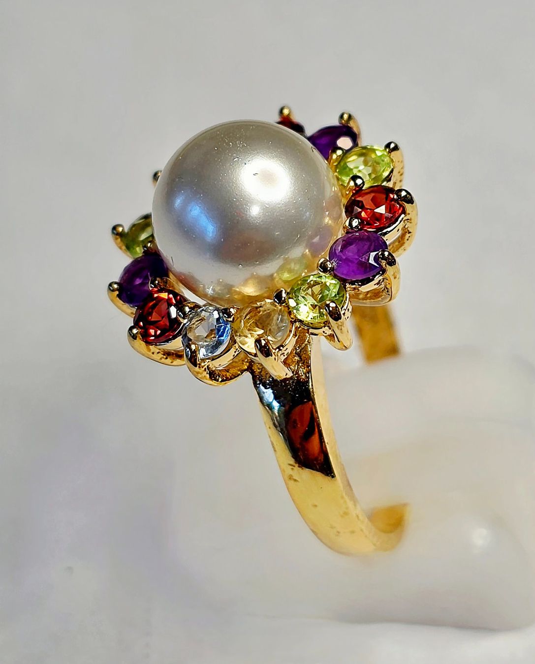 Bagues: Perle Multistone Fingerring – Neuf (Voir description) à Zürich par Benedikt21 4