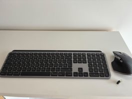 Logitech MX Tastatur mit Maus und Dongle