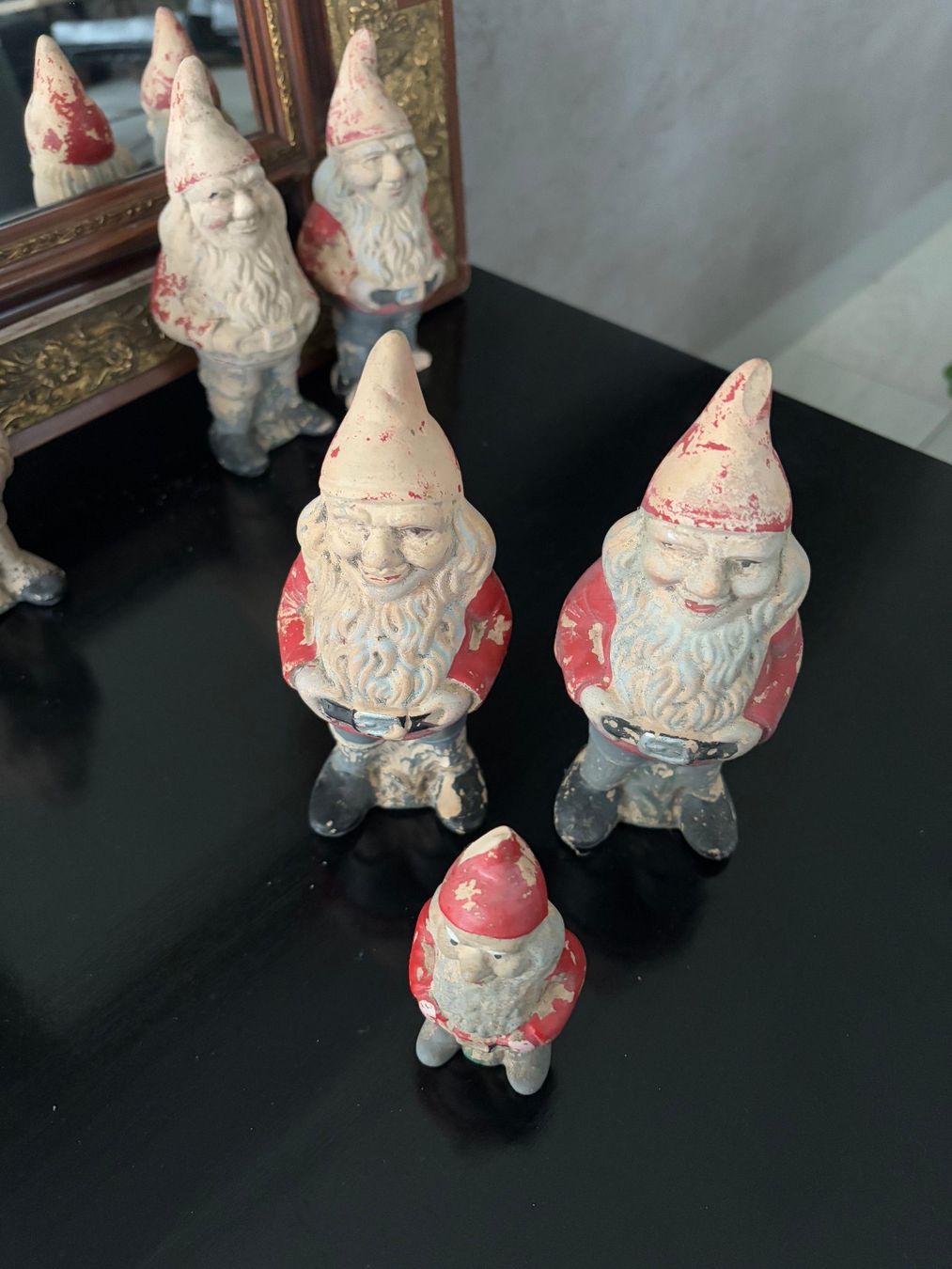 Statuette: Alte Gartenzwerge aus Ton, 6 Stk – Usato da Jegenstorf venduto da Hibiscus11 4
