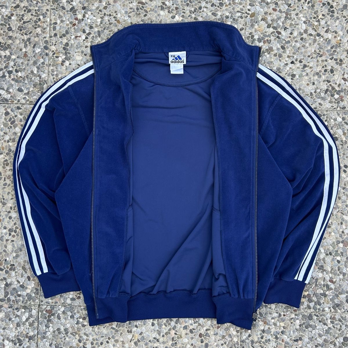 Adidas Giacche: Vintage Adidas Blue Track Jacket – Usato da brent venduto da fukusapes 2