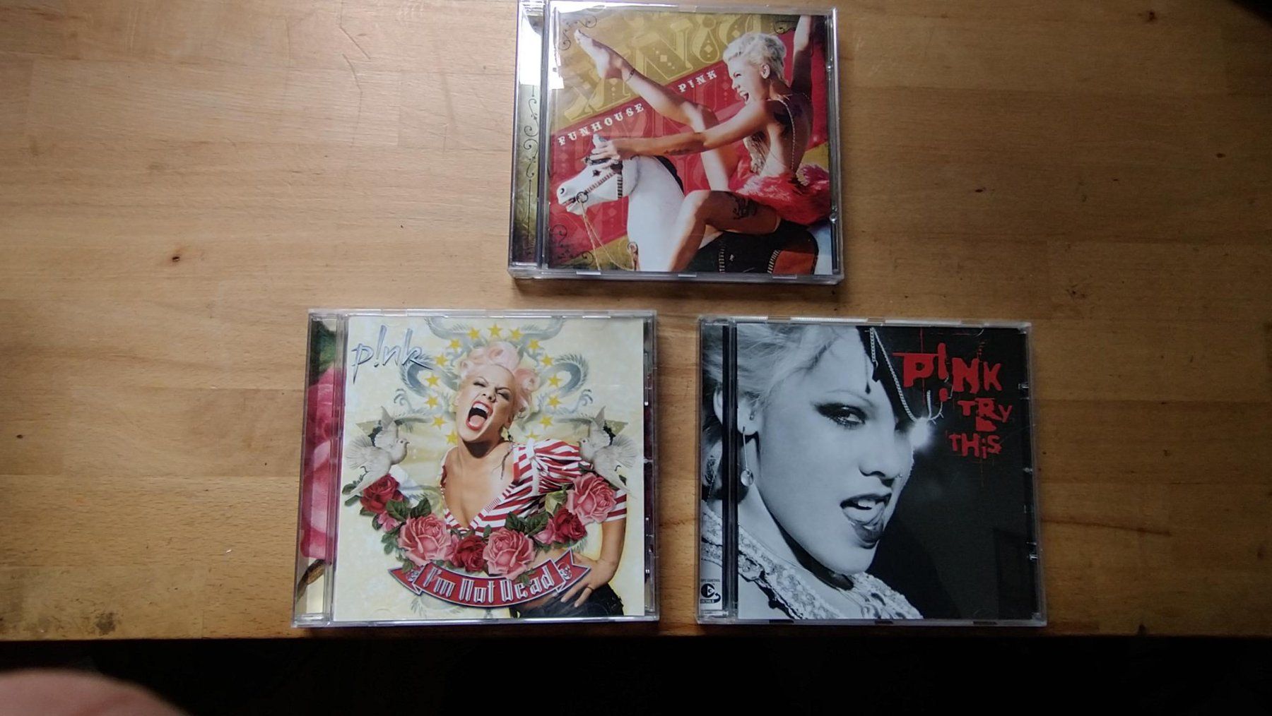 CDs: 3x CD Pink I`m not Dead, Try This, Funhouse – Gebraucht aus Gelterkinden von martinom