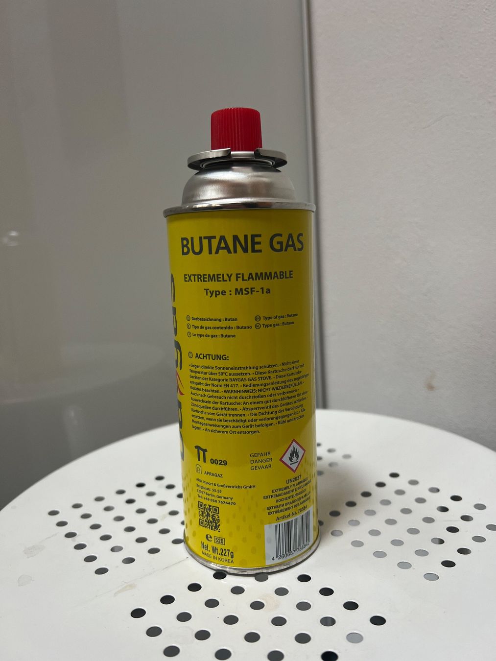 Apparecchiature e tecnologia a gas: Butane Gaskartusche (6 Stück) – Nuovo e nell'imballaggio originale da Grindelwald venduto da wand_24 2