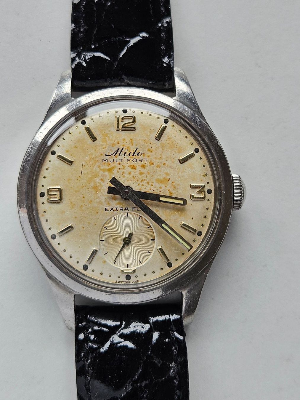 Mido Orologi: 372 Mido Multifort Extraflat Tigerpatina – Usato da Berikon venduto da mmm21