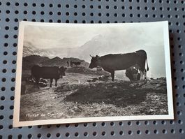 Carte postale ancienne Alpege de Chanrion Bagnes Valais 1