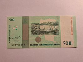 KONGO - 500 Francs 2010 UNC (U9771225A)