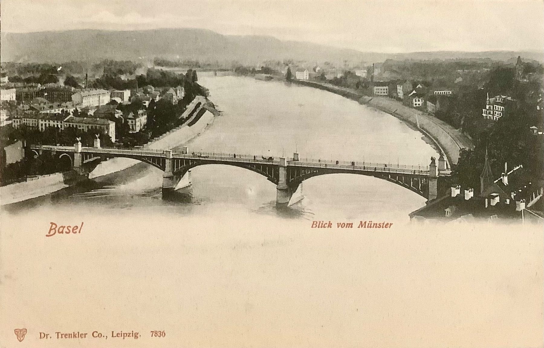 Ansichtskarten: 1902 - BASEL - Blick vom Münster – Gebraucht aus Root von ENGLAND-TREASURES 1