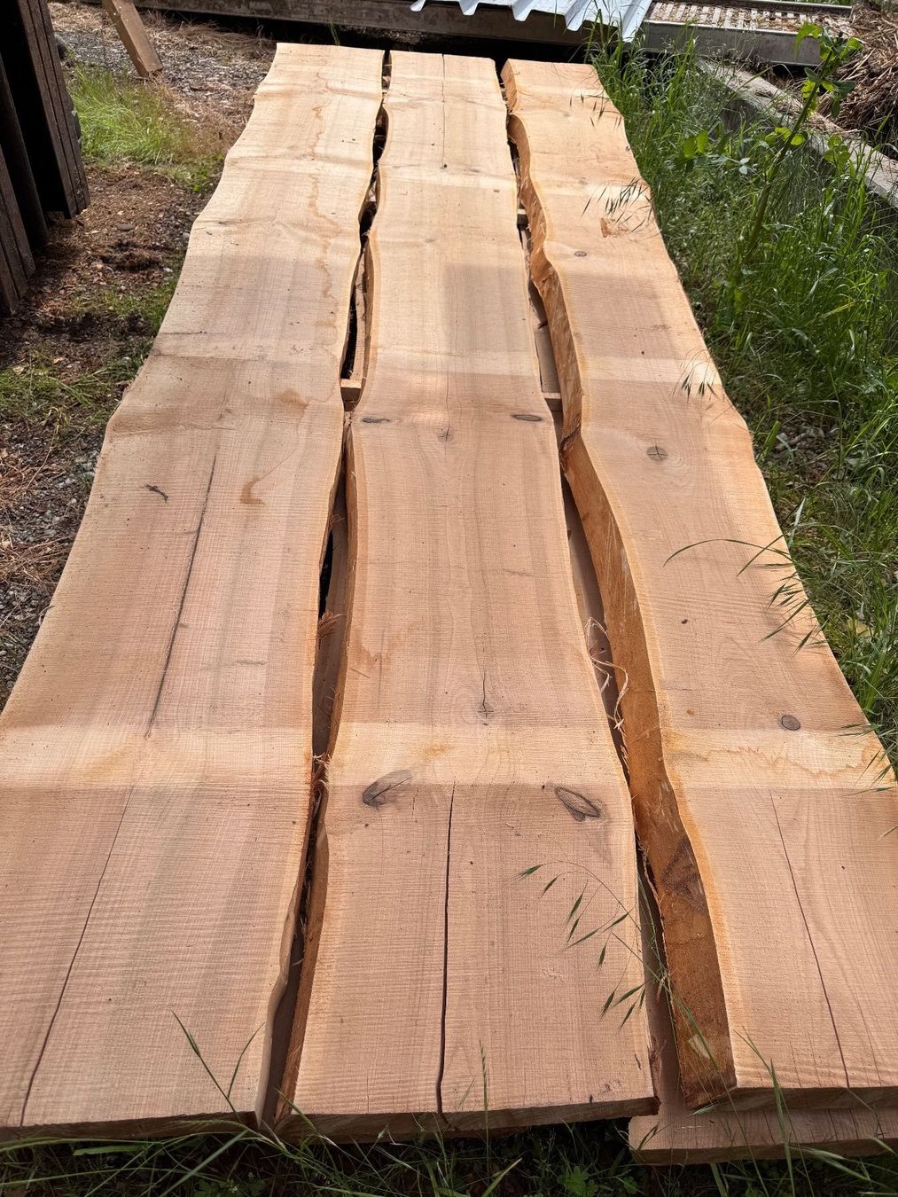 Articoli in legno: Kirschbaum Klotzbretter 5cm Dick – Usato da Embrach venduto da saem82