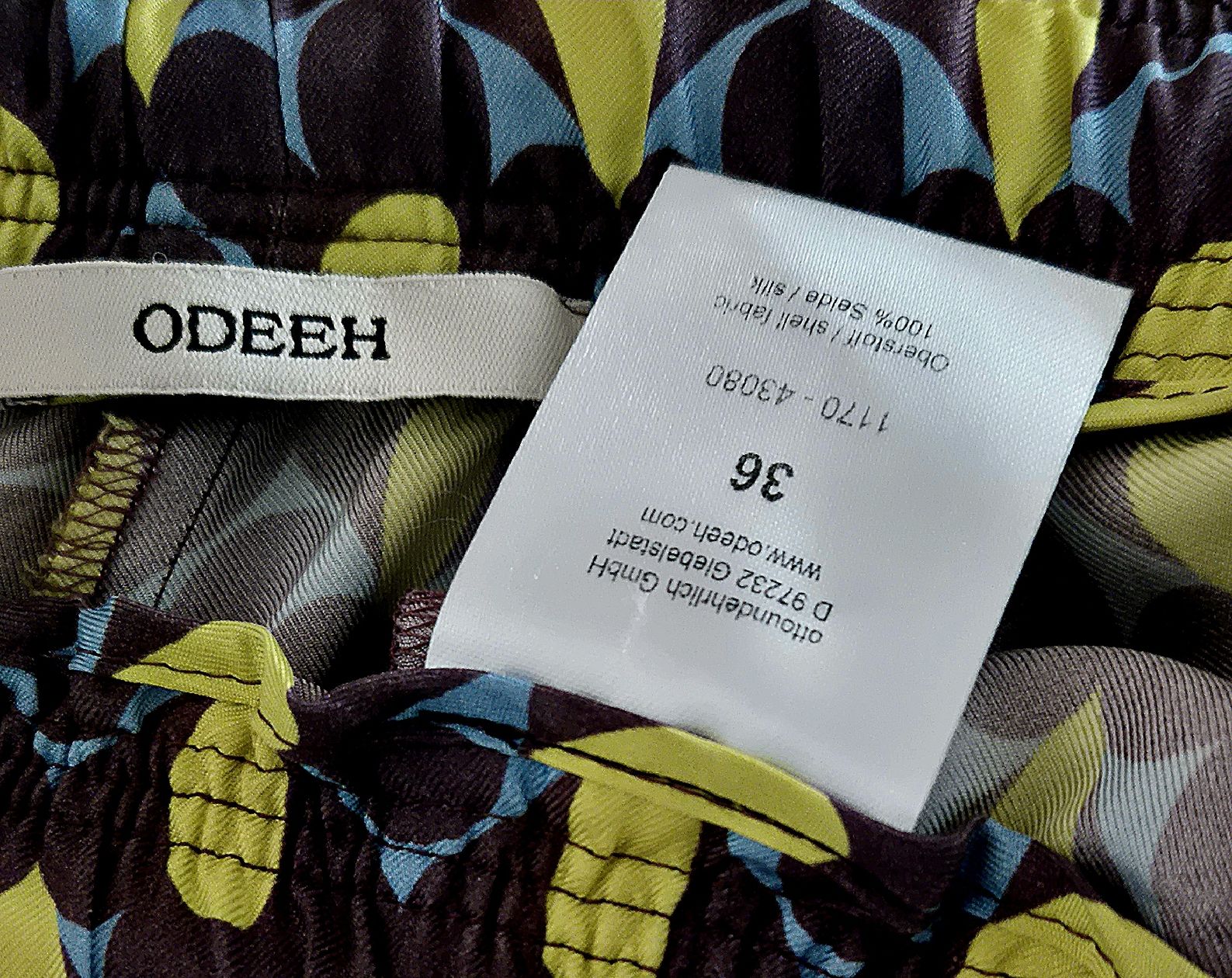 Odeeh Pantaloni: Sommerhose Seide von Odeeh – Usato da Merenschwand venduto da Epc19 3