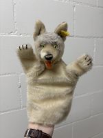 Steiff Wolf „Loopey“, Handpuppe, 60er