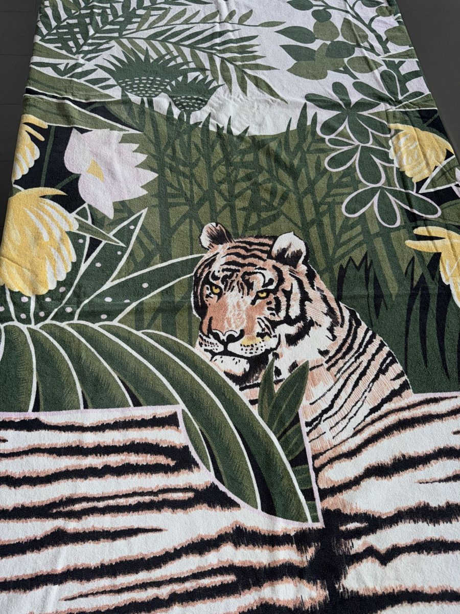 Teli da bagno: Badetuch mit Tigerprint, Neuwertig – Nuovo (secondo la descrizione) da Zürich venduto da Jen10 2