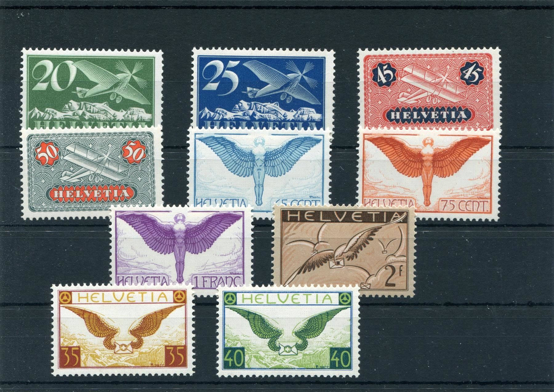 Tutti i francobolli: 1933-7 Flugpost Nr.  4-15z postfrisch – Usato da Winterthur venduto da Kyoung