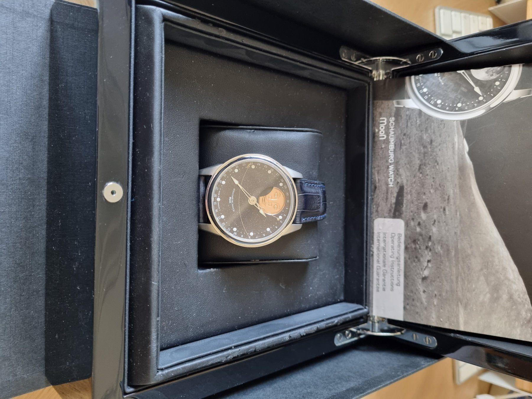 Orologi: Uhr Schaumburg Moon Galaxy handmade Watch – Usato da Bern venduto da Meper 6