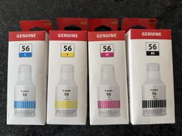 Canon GI-56 Tintenset 4 Farben neu ungeöffnet