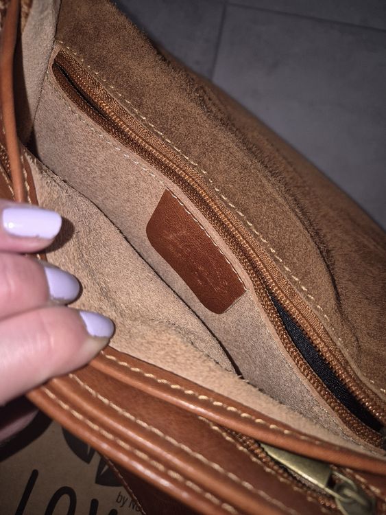 befen Borsa a tracolla in vera pelle per donne, per libri