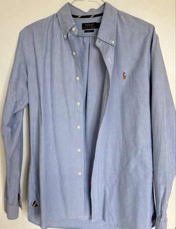 Polo Ralph Lauren Herrenhemd Slim Fit Gr. L blau